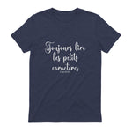 Drôle Annonce Grossesse Grand Parents Original Future Maman in Heather Navy - back view