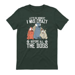 Design sur le thème des chiens pour les amoureux des chiots et les toiletteurs de chiens in Forest Green - back view