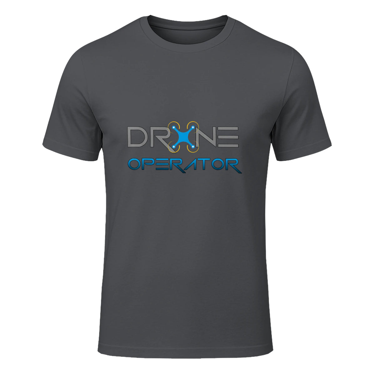 Drone Operator Aircraft Pro Expert Pilot For Men Women Idée in Charcoal - front view