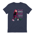 Kawaii Anime Girl Kawaii Clothes Anime Clothing Goth Girl in Heather Navy - back view