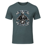 Lustiger Biker Spruch für den alten Mann - Sons of Arthrose - Ibuprofen Chapter Biker Motorradfahrer für ältere in Dark Heather - front view