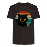 Chats Vintage Cat I Style rétro Chats noirs in Dark Chocolate - back view