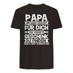 Papa und Vater Motiv, Lustiger Spruch, Herren Vatertag Halbarm T-Shirt in Dark Chocolate - back view