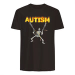 Autism Skeleton Meme in Dark Chocolate - back view