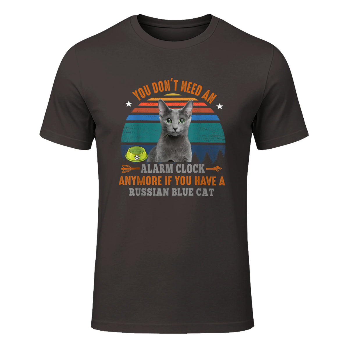 Chat – You Don't Need an Alarm Clock, Anymore, bleu russe in Dark Chocolate - front view