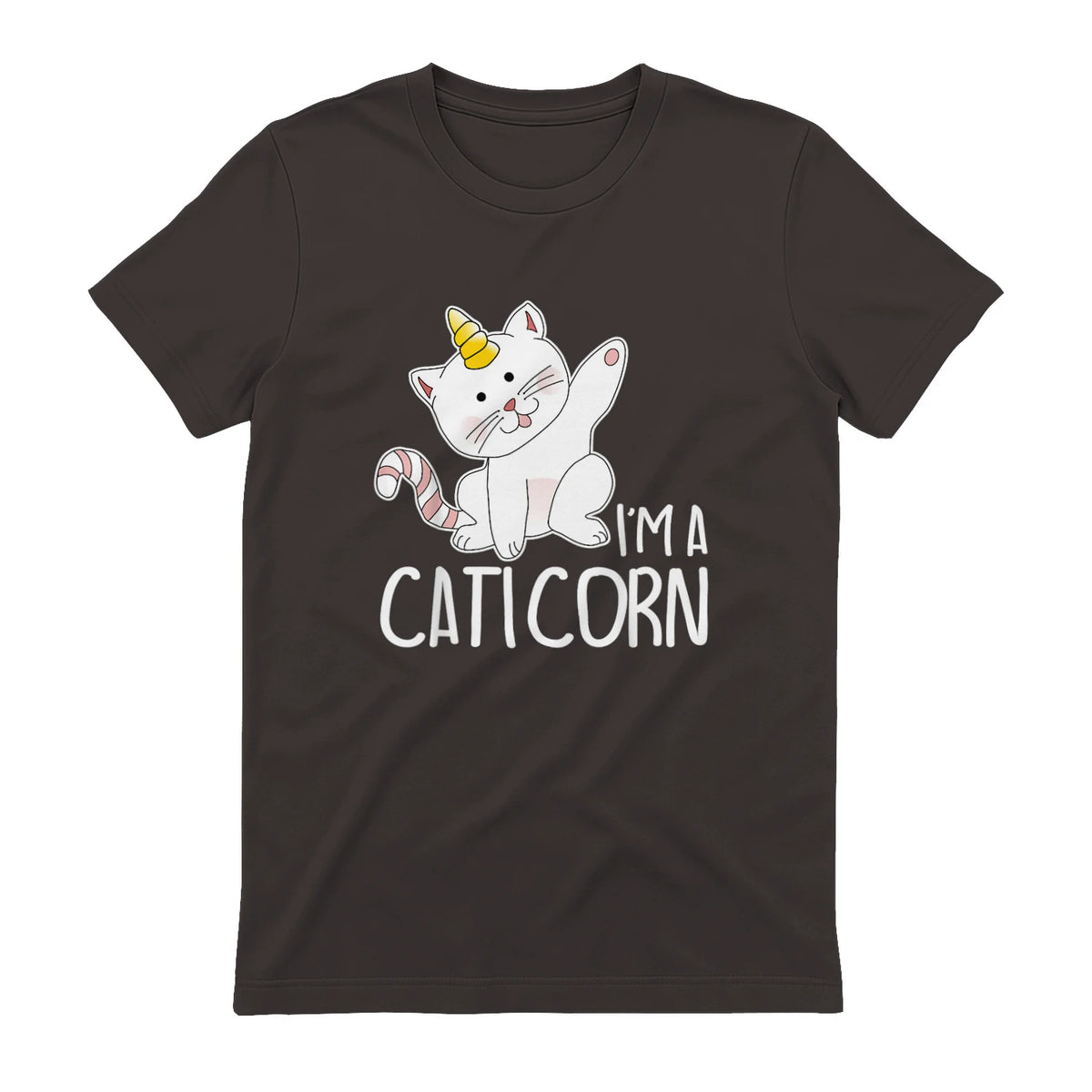 Chats Licorne I Chaton doux I Licorne I Chats in Dark Chocolate - back view