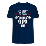 Opa SAGT So Sieht EIN richtig Cooler Opa aus Großvater in Navy - back view