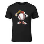 Baseball Boy T-Shirt in Black - front view
