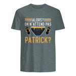 Alors on n'attend Pas Patrick in Dark Heather - back view