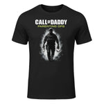 Call of Daddy Parenting Ops – Vatertag Great Dad Joke T-Shirt in Black - front view