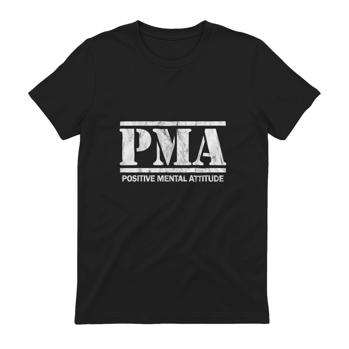 Attitude mentale positive. PMA in Black - back view