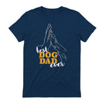 Best Dog Dad Ever Le meilleur papa chien du monde - Chiens in Navy - back view