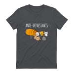 Anti-dépresseurs Chat Collection Chats Kitty Cat in Charcoal - back view