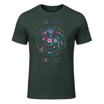 Mother of Cats Shirt T-Shirt in Forest Green - front view