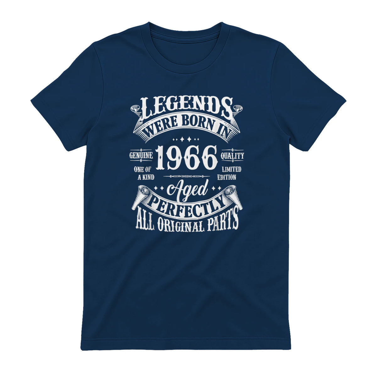 Vintage Sixtieth Birthday Shirt T-Shirt in Navy - back view
