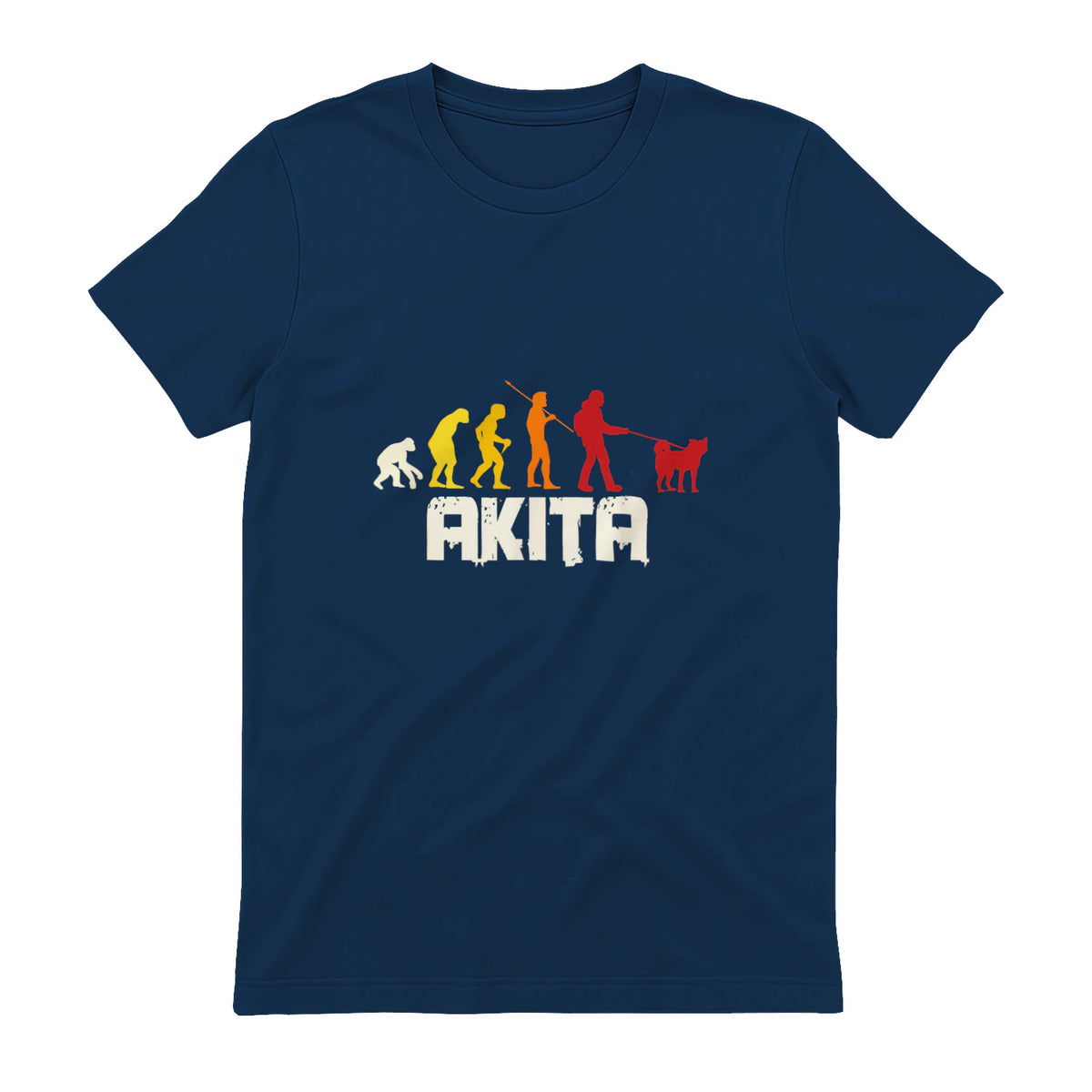 Akita Inu Evolution Chien Japon in Navy - back view