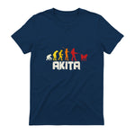 Akita Inu Evolution Chien Japon in Navy - back view