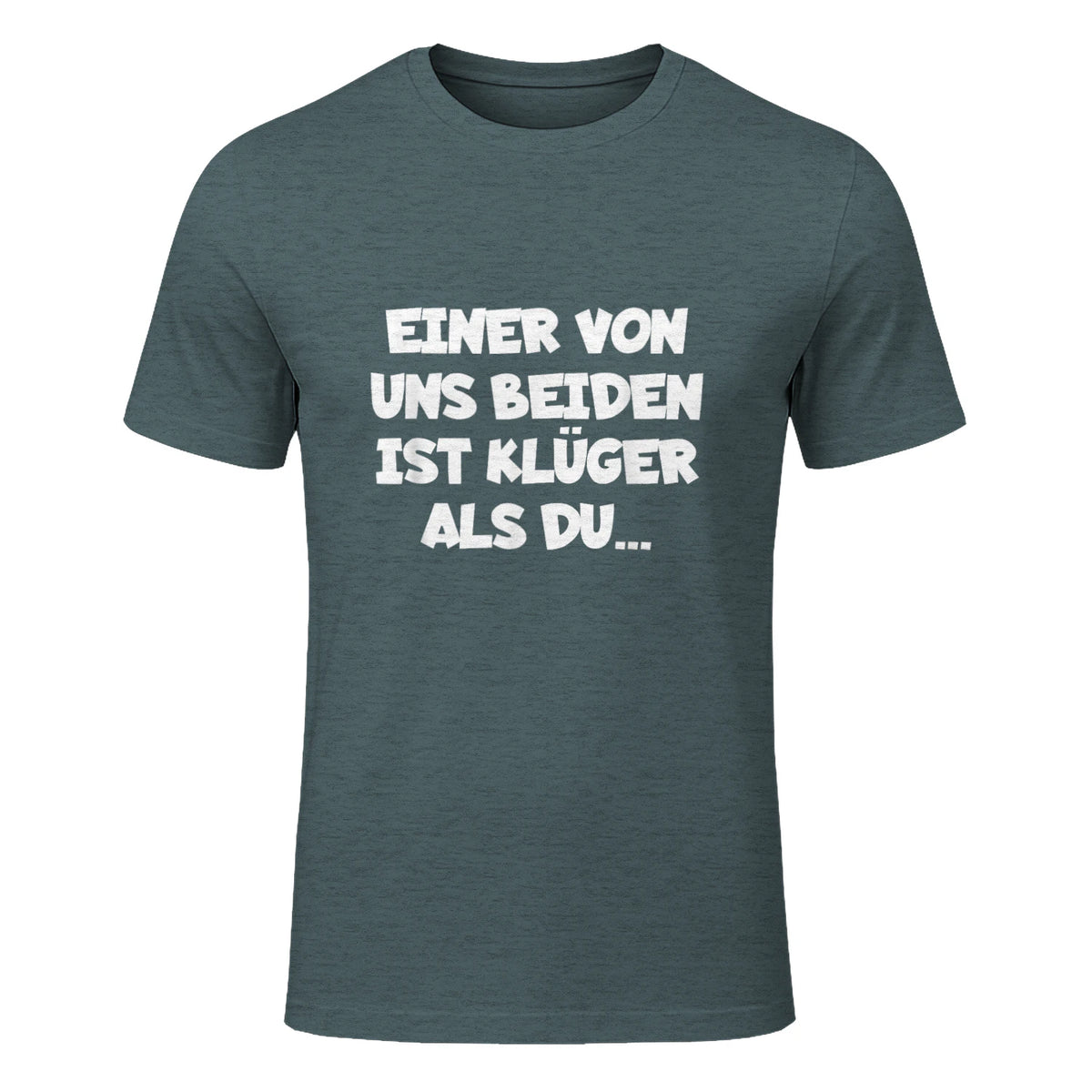 Einer Von Uns Beiden Ist Klüger Als Du in Dark Heather - front view