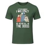 Design sur le thème des chiens pour les amoureux des chiots et les toiletteurs de chiens in Military Green - front view