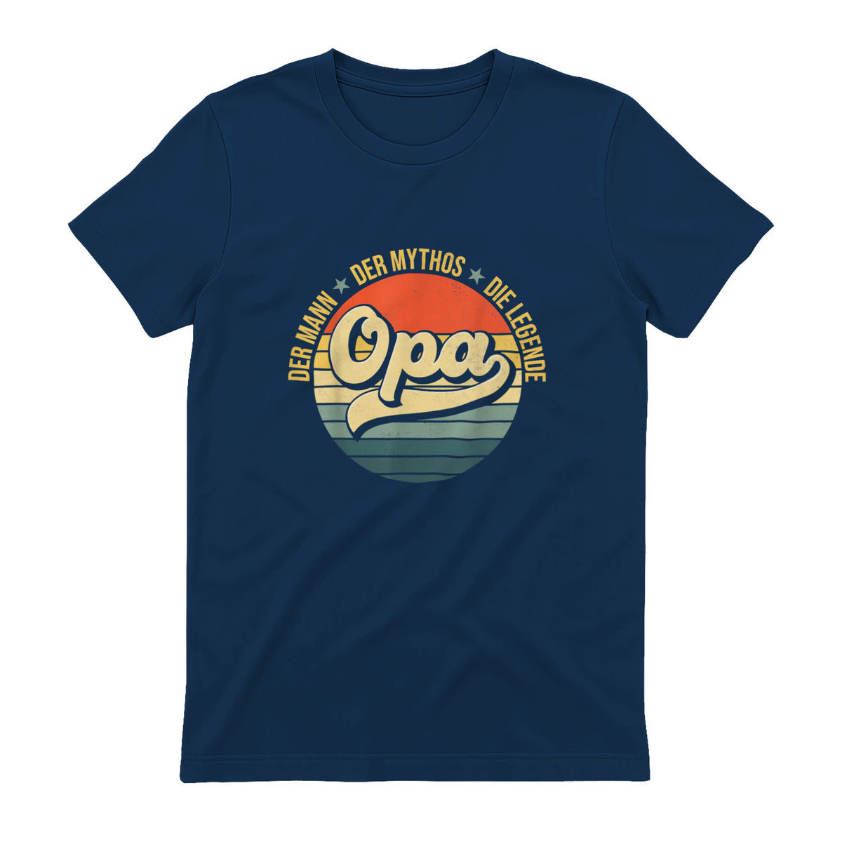 Opa Geschenke Lustig Großvater Geschenkidee Spruch Opa in Navy - back view