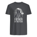 Star Wars Darth Vader Vater des Jahres, Papa Design in Charcoal - back view