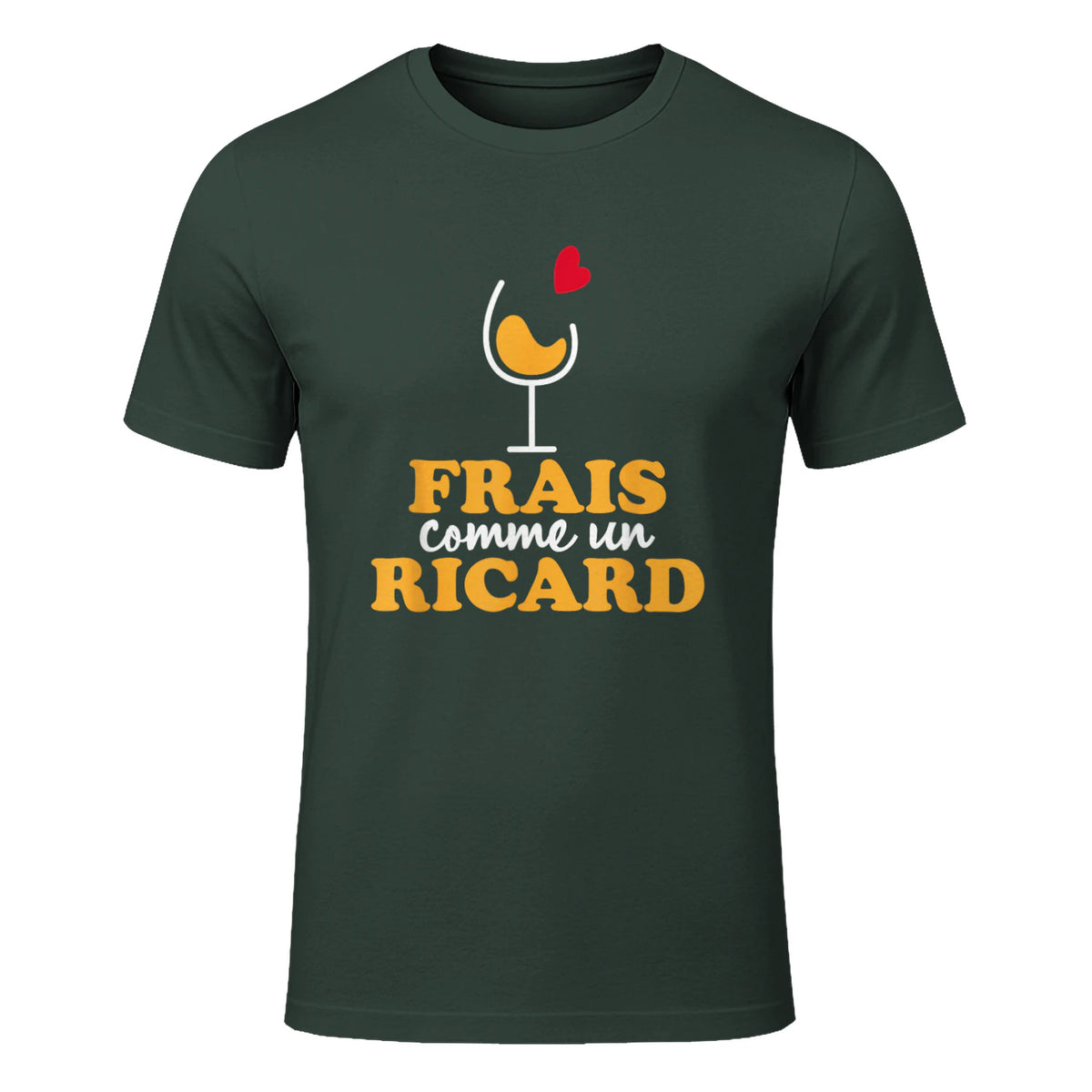 Frais comme Un Ricard - Ricard Pastis Apéro in Forest Green - front view