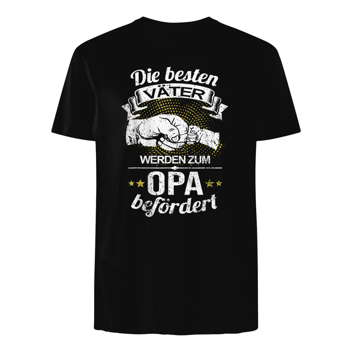 Die Besten Väter Werden Zum Opa Befördert I Geburt I Baby in Black - back view