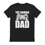 The Gaming Dad Game Controller Spruch Geschenkidee Vatertag T-Shirt in Black - back view