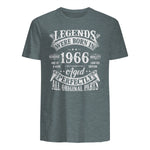 Vintage Sixtieth Birthday Shirt T-Shirt in Dark Heather - back view
