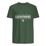 Katastrophe Alter, lustiger Spruch, USA Militär,Army in Military Green - back view