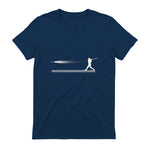 Baseball Apparel - Baseball T-Shirt in Navy - back view