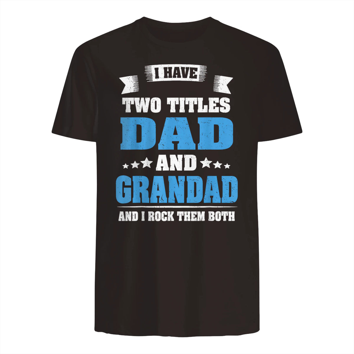 I Have Two Titles Dad And Grandad Funny Father's Day Gift in Dark Chocolate - back view