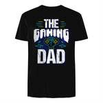 Gamer Zocker Games Pc - Best Gaming Dad Ever T-Shirt in Black - back view