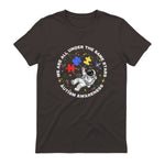 Autism We are All Under The Same Stars Space Astronaut in Dark Chocolate - back view