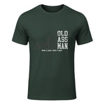 Funny Dad Husband Father's Day T-Shirt in Forest Green - front view
