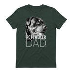 Dog Dad Rottweiler – Chiens Papa in Forest Green - back view
