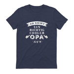 So Sieht EIN richtig Cooler Opa aus Großvater in Heather Navy - back view