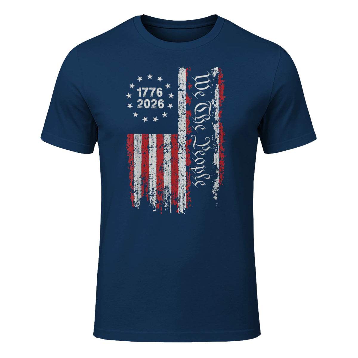 Independence Day Freedom T-Shirt in Navy - front view