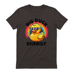 Big Duck Energy Duckie I Love Ducks Lovers Canard en caoutchouc in Dark Chocolate - back view
