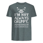 I'm not always grumpy, sometimes I'm on my in Dark Heather - back view