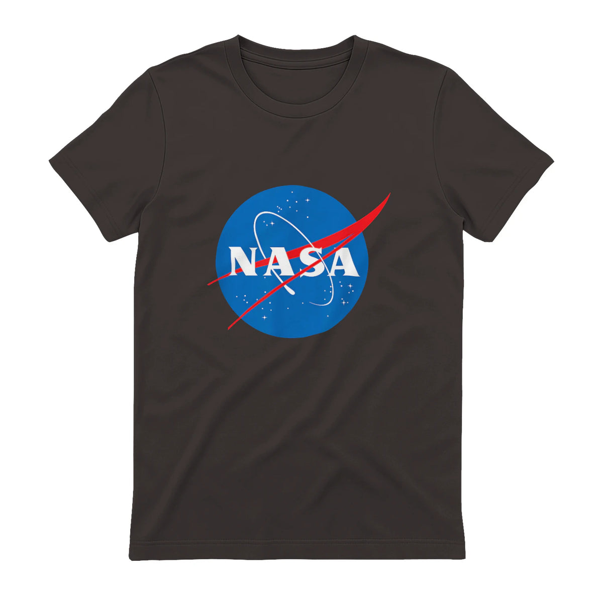 NASA Meatball Official Logo T-Shirt in Dark Chocolate - back view
