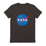 NASA Meatball Official Logo T-Shirt in Dark Chocolate - back view