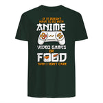 Cute Manga & Anime Merch for Anime Girls & Boys Unisex Anime Video Games Food Sushi Gaming Merch Otaku Gift Anime in Forest Green - back view
