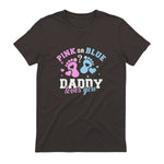 Gender Reveal Daddy dad in Dark Chocolate - back view