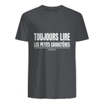 Drôle Annonce Grossesse Grand Parents Original Future Papa in Charcoal - back view