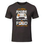 Cute Manga & Anime Merch for Anime Girls & Boys Unisex Anime Video Games Food Sushi Gaming Merch Otaku Gift Anime in Dark Chocolate - front view