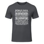 Bonus Papa du hast mir zwar nicht das leben geschenkt Spruch in Charcoal - front view