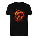 Thundercats Flare Circle Logo T-Shirt in Black - back view