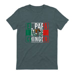 El Papa Mas Chingon - Funny best Mexican Dad Gift in Dark Heather - back view