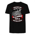 Biker-Opa wie normaler Opa Aber viel Cooler - Motorrad Shirt in Black - back view
